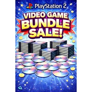Playstation 2 Video Game Bundle